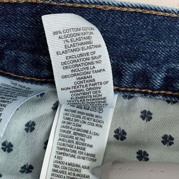 Lucky Brand 221 Original Straight Distressed Jeans Men’s Denim Size 36/32 - Picture 10 of 11